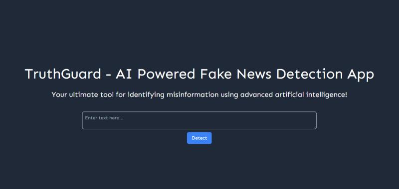 Fake News Detection App