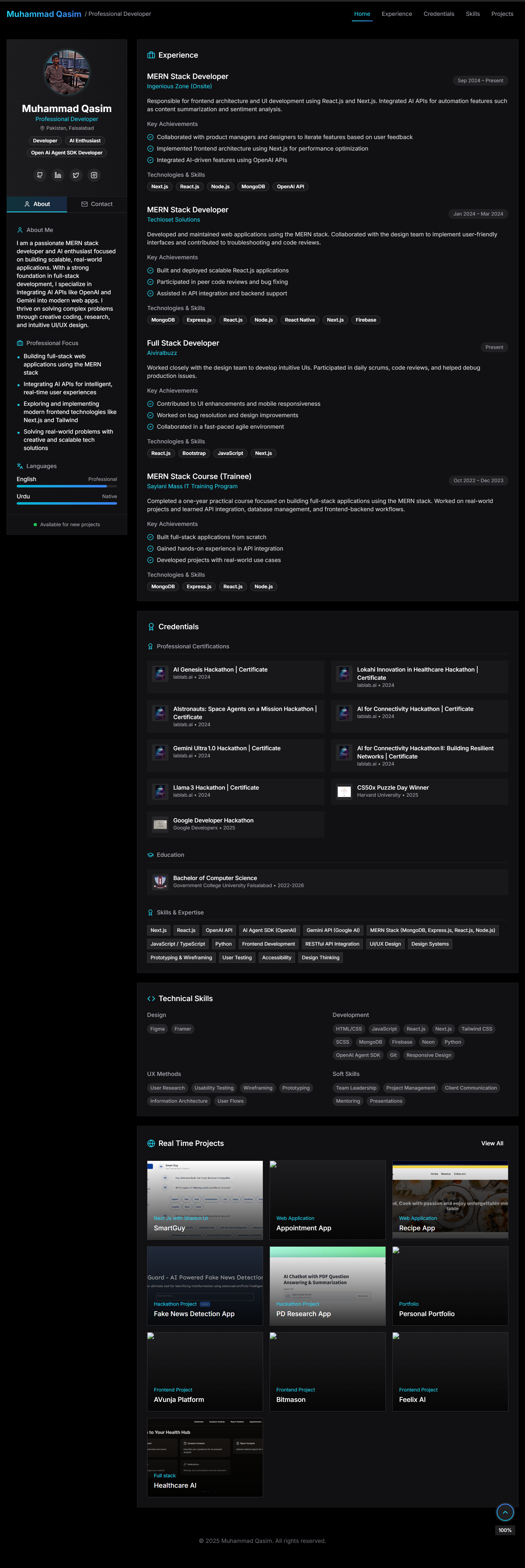 Personal Portfolio